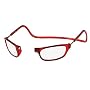 CliC Adjustable Front Connect Reader, 2.00 Strength, Red Frame