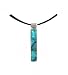 Pendant - XP-85- Genuine Handmade Dichroic Glass ~ .925 Sterling Silver