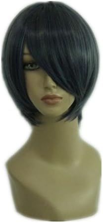 COSPLAZA Cosplay Wigs Black Butler Ciel Phantomhive Short Party Hair 32cm Gray Blue