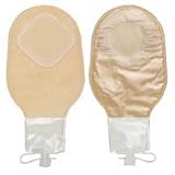 Pouchkins one-piece infant urostomy pouch. Softflex skin barrier, flat without starter hole, withou