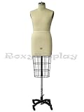 (ST-SIZE36) Professional Dress Form Male Half Body Size 36 Collapsible shoulder