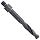 Precision Twist TS18 High Speed Steel Threaded Shank (Short Series) Drill Bit, Black Oxide Finish, Threaded Shank, Spiral Flute, 135 Degree Point Angle