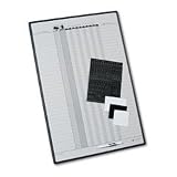 Boone Composite Frame GlassCoat In/Out Board, 32 Spaces, 24in.H x 36in.W