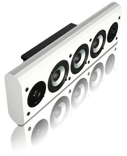 W150 On-Wall / In-Wall Center Channel Speaker - Eggshell White