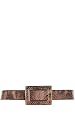 Snake Print Belt