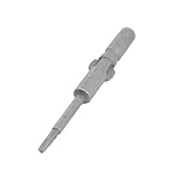 uxcell ドライバービット　磁性ビット　三角形　丸いシャンク　メタル製ビット　グレー