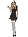 SCHOOL GIRL LADY SEXY FANCY DRESS COSTUME OUTFIT SIZE UK 12/14