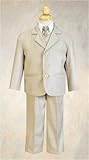 Cheapest Boys Suits - Khaki Suit for Boys - 5 pc Suit Set-Size 6-9 Month -3711 Stores Online