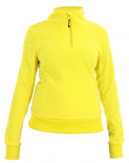 Bench Damen Fleecepullover SUZY TUBE, sulphur spring, XS