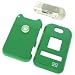 PCMICROSTORE Brand Kyocera E2000 Solid Green Snap-On Case Cover with Removable Swivel Belt Clip