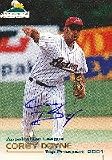 Cory Doyne, Martinsville Astros - Astros Affiliate Autographed Card