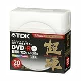 TDK 録画用DVD-R 超硬 16倍速 ホワイトワイドプリンタブル 20枚パック DR120HCPW20FT