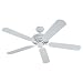 Monte Carlo 5QP52WH Quality Pro 52-Inch 5-Blade Ceiling Fan, White