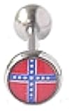 Rebel Flag Tongue Barbell
