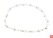 Anklet - A61 - Stretch - Swarovski (tm) Crystal and Heishi Beads ~ Clear AB