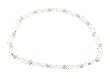 Anklet - A61 - Stretch - Swarovski (tm) Crystal and Heishi Beads ~ Clear AB