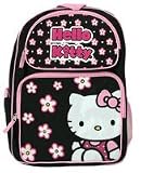 Sanrio Hello Kitty School Backpack w/ Bottle (Black)