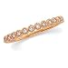 14K Rose Gold Diamond Anniversary Band Ring