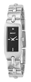 DKNY Ladies Diamond Stainless Steel Bracelet Watch With Black Dial