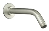 KOHLER K-7397-BN Showerarm and Flange, 7-1/2-Inch Long, Vibrant Brushed Nickel