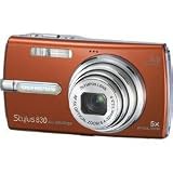 Olympus Stylus 830 8MP Digital Camera with 5x Optical Zoom ,2.5 inch LCD,Face Detection technology,Bright Capture technology