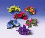 Hula Girl Hibiscus flower lei hair clips - 12 pack