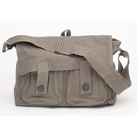 Classic Canvas Punk Retro Look Shoulder Bag