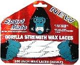 Gorilla Strength Wax Laces - Youth 96 inches