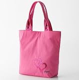 Candies Sequin Star Canvas Tote Pink
