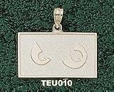Univ Of Michigan I Heart M Michigan 1/2 Enml Enamel Pendant -14K/10K, SS or Gold Plated