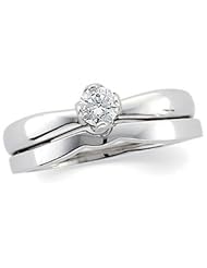 3/8 CT 14K Yellow Gold Round Tulipset Solitaire