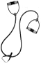 Harbinger 360114 Super Heavy Resistance Cable (Black)
