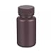 Wheaton Dwk Life Sciences 209627 Wide Mouth Containers, High-Density Polyethylene, 125 Ml (Pack of 12), 125Milliliters, Degree C, HDPE, Amber (Pack of 12)