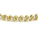 14K White Gold Diamond Bracelet -- 1.50 Ct. SI1-SI2 Eye Clean J/K