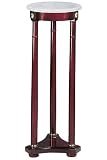 Classic Plant Pedestal/stand With White Marble Top