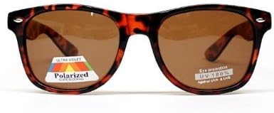 Polarized Retro 80s Classic Wayfarer Retro Sunglasses W109po (tortoise brown, polarized)
