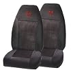 A Set Of 2 Universal-Fit Front Bucket Seat Cover - Red Dodge Ram Logo See larger image Share your