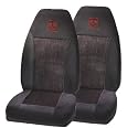 A Set Of 2 Universal-Fit Front Bucket Seat Cover - Red Dodge Ram Logo See larger image Share your own customer images A Set Of 2 Universal-Fit Front Bucket Seat Cover - Red Dodge Ram Logo