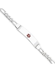 7 Inch 14k Gold White Gold Medical Jewelry Bracelet