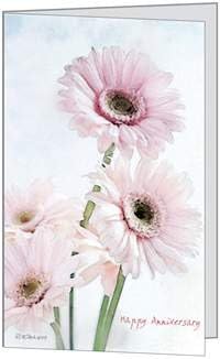 Anniversary Beautiful Love Flower Parents Friends (Q136) Greeting Card by QuickieCards. Always fast FREE Shipping