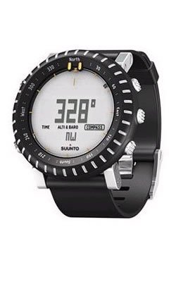 Suunto Core Wrist-Top Computer Watch with Altimeter, Barometer, Compass, and Depth Measurement (Light Black)