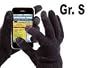 Touchscreen-Handschuhe kapazitiv "S" f�r iPad, iPhone, iPod Touch u.a.