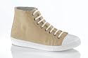 Trendiger Sneaker - g&uuml;nstig und gut - in Modefarbe Taupe
