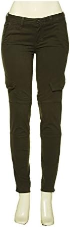 DYLAN GEORGE Skinny Cargo Pants,OLI,25