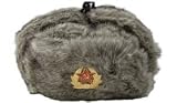 RUSSIAN COSSACK HAT GREY WITH BADGE – size LARGE