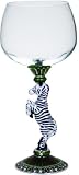 Zebra Wine Glass