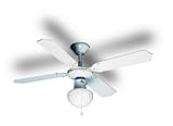 Bestron - Dv42W - Ventilateur de Plafond - 105 cm Panier - Blanc + Lumière