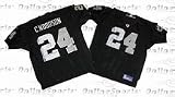 Charles Woodson Oakland Raiders Authentic Reebok NFL Football Jersey (Black, White)