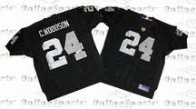 Charles Woodson Oakland Raiders Authentic Reebok NFL Football Jersey (Black, White)