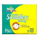 Pampers Swaddlers Preemie Size (3-6 lbs) 80 diapers